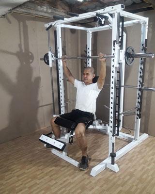 power tower smith shoulder press