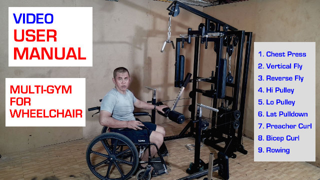 video -user-manual multi-gym for wheelchair