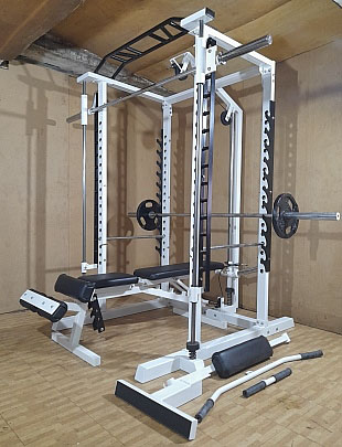 Best Value Power Tower Power Rack Smith Machine Lat Pulldown